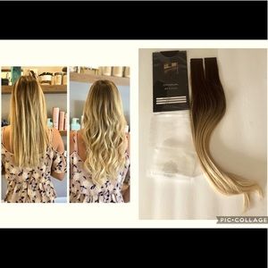 NEW Hotheads Tape In Human Hair Extensions 6/24 CM